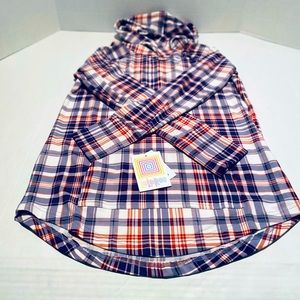 NWT Women’s LulaRoe Small Plaid Amber Hoodie
